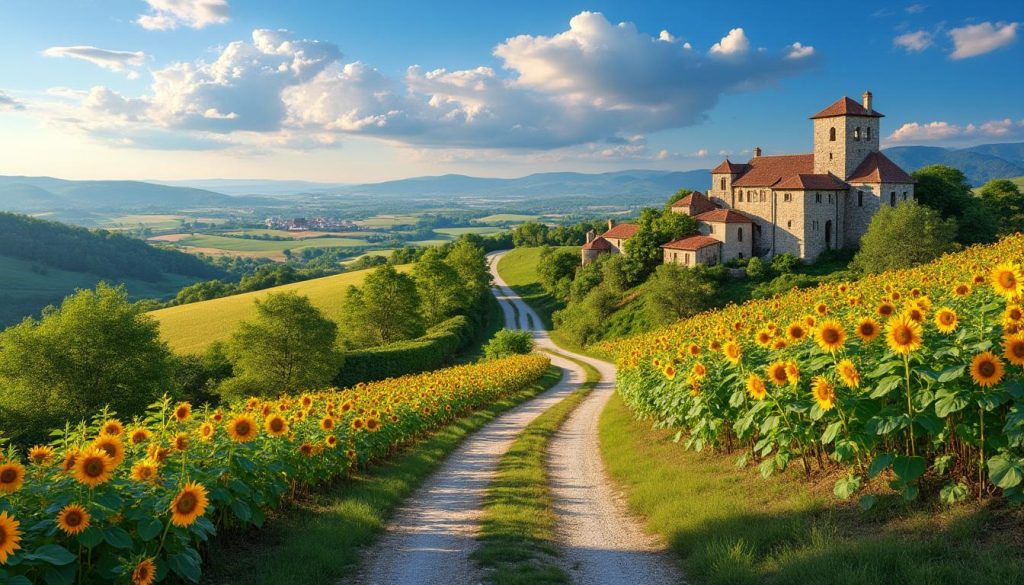 découvrez les plus belles routes panoramiques du gers pour un voyage inoubliable entre paysages vallonnés, villages pittoresques et trésors naturels.