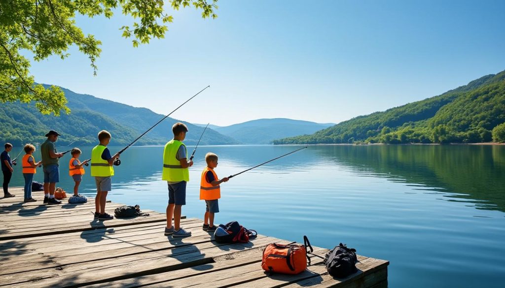 découvrez les bases de la pêche dans les magnifiques lacs du gers et profitez d'une expérience nature inoubliable, idéale pour les débutants.
