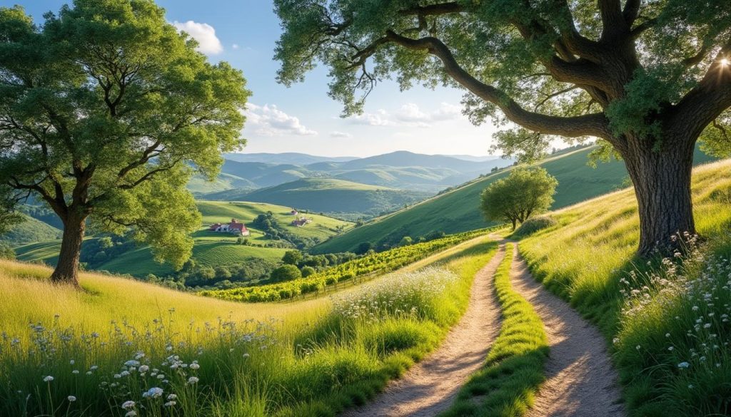 découvrez les meilleurs itinéraires de randonnées dans le nord du gers, entre paysages vallonnés, villages pittoresques et nature préservée.