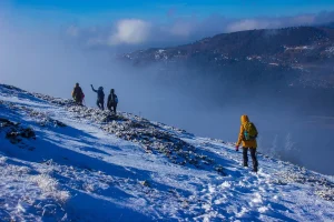 Club Mounrel groupe en balade sur sentier gascon